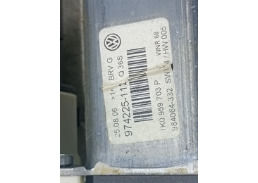 Motoras geam stanga spate 1k0959703P Volkswagen Passat B6 (2005 - 2010) - miniatura 4