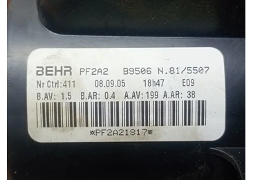Motoras aeroterma pf2a2b9506 Peugeot 307 1 (facelift) (2005 - 2008) - miniatura 3