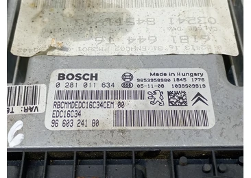 Calculator motor ECU 0281011634 Peugeot 307 1 (facelift) (2005 - 2008) - miniatura 3