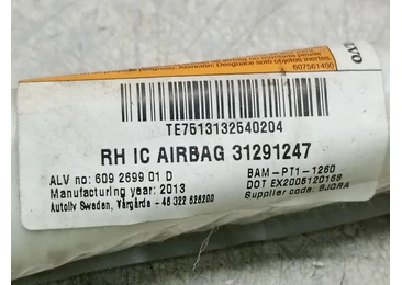 Airbag cortina dreapta 31291247 Volvo S80 2 (2th facelift) (2013 - 2020) - miniatura 4