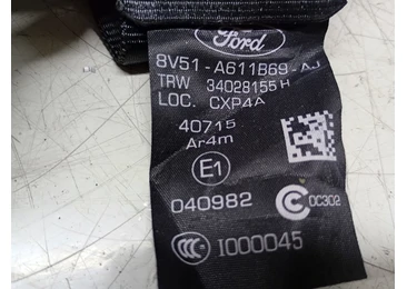 Centura siguranta stanga spate 8V51-A611B69-AJ Ford Fiesta 6 (facelift) (2013 - 2020) - miniatura 3