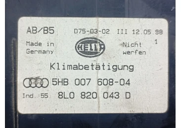 Panou clima ac 5HB007608 Audi A3 8L (facelift) (2000 - 2003) - miniatura 3