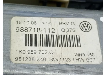 Motoras geam dreapta fata 1K0959702Q Volkswagen Passat B6 (2005 - 2010) - miniatura 3