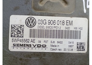 Calculator motor ECU 03G906018 Volkswagen Passat B6 (2005 - 2010) - miniatura 3