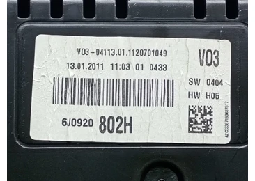 Ceasuri de bord 6J0920802h Seat Ibiza 4 (6J) (2008 - 2012) - miniatura 2