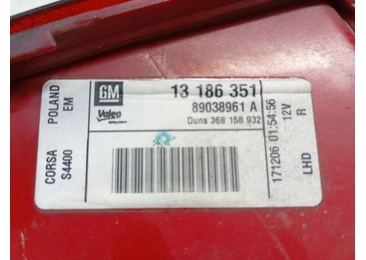 Stop dreapta 13186351 Opel Corsa D (2006 - 2011) - miniatura 3