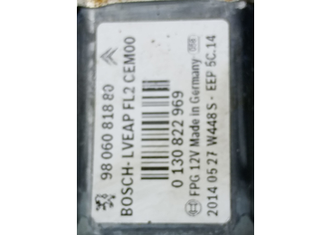 Macara geam stanga fata 9806088180 Peugeot 208 1 (2012 - 2016) - miniatura 4