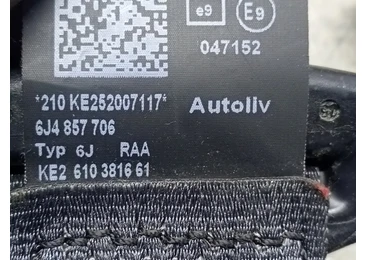 Centura siguranta dreapta fata 6J4857706 Seat Ibiza 4 (6J) (2008 - 2012) - miniatura 4
