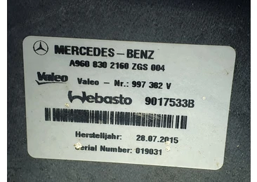 Webasto a9608302160 Mercedes Benz Actros MP4 1 (2011 - 2019) - miniatura 4