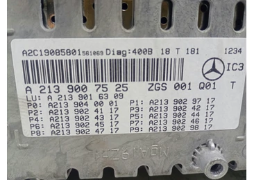 Ceasuri de bord A2139007525 Mercedes Benz E-Class W213 (2016 - 2020) - miniatura 3