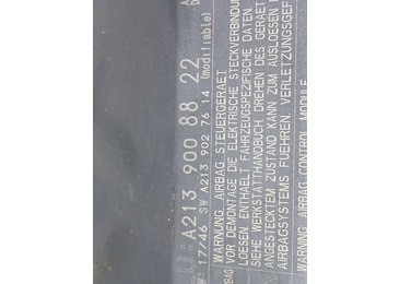 Calculator airbag A2139008822 Mercedes Benz E-Class W213 (2016 - 2020) - miniatura 3