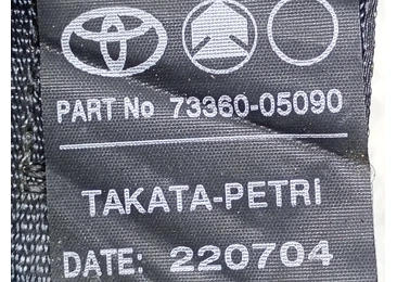 Centura siguranta dreapta spate 73360-05090 Toyota Avensis 2 T25 (2002 - 2006) - miniatura 4