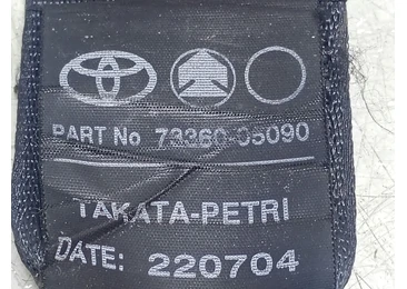 Centura siguranta stanga spate 73360-05090 Toyota Avensis 2 T25 (2002 - 2006) - miniatura 4
