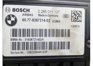 Calculator airbag 6577-9267214-02 BMW Seria 1 F20/F21 (2011 - 2015) - miniatura 3