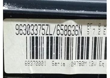 Panou clima ac 96303375 Peugeot 406 1 (facelift) (1999 - 2004) - miniatura 3