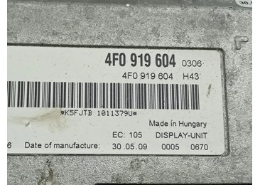 Display bord 4F0919604 Audi A6 4F/C6 (2004 - 2008) - miniatura 3