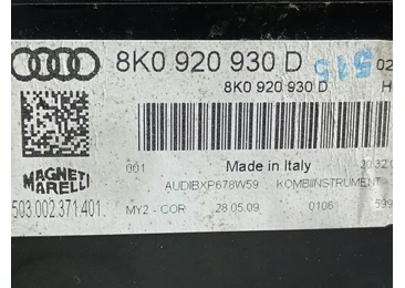 Ceasuri de bord 8K0920930D Audi A4 B8/8K (2007 - 2011) - miniatura 3