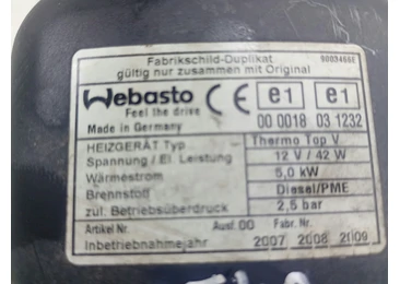 Webasto 9004760L Land Rover Range Rover Sport 1 (2005 - 2009) - miniatura 3