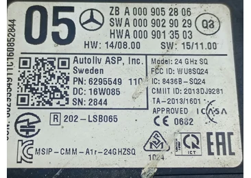 Senzor radar a0009052806 Infiniti Q30 1 (2016 - 2020) 2.2 d 651.930