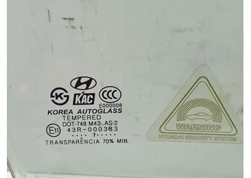 Geam dreapta fata Hyundai Sonata NF (2005 - 2008) - miniatura 4