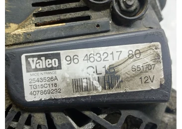 Alternator 9646321780 Peugeot 307 1 (facelift) (2005 - 2008) - miniatura 3