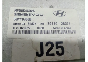 Calculator motor ECU 39110-25071 Hyundai Sonata NF (2005 - 2008) - miniatura 2
