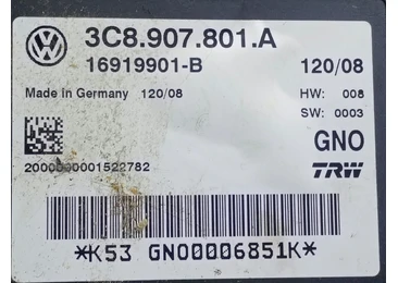 Calculator frana de mana 3C8907801A Volkswagen Passat CC 1 (2008 - 2012) - miniatura 3