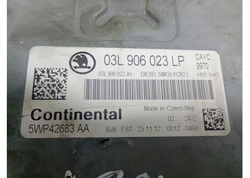 Calculator motor ECU 03L906023LP Skoda Octavia 2 (facelift) (2008 - 2013) - miniatura 3