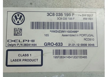 Navigatie 3C8035195F Volkswagen Passat CC 1 (2008 - 2012) - miniatura 3