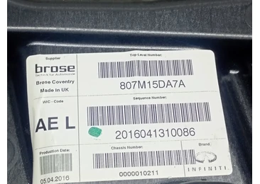 Macara geam stanga fata 807M15DA7A Infiniti Q30 1 (2016 - 2020) - miniatura 4