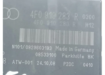 Modul senzori parcare 4F0919283R Audi A6 4F/C6 (facelift) (2008 - 2011) - miniatura 3