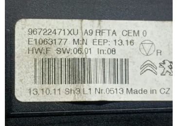 Panou clima ac 96722471XU Peugeot 2008 1 (2013 - 2017) - miniatura 3