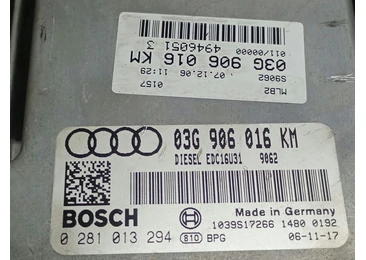 Calculator motor ECU 03G906016KM Audi A4 B7 (2004 - 2008) - miniatura 3