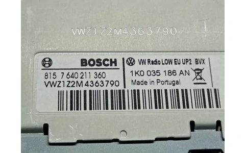 Radio cd 1k0035186an Volkswagen Golf 6 (2008 - 2015) - imagine 5