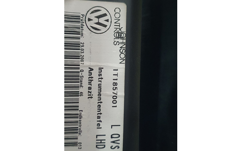 Plansa bord 1t1857001 Volkswagen Touran 1 (2003 - 2006) - imagine 10