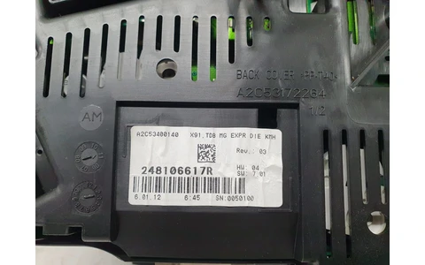 Ceasuri de bord 248106617r Renault Laguna 3 (2007 - 2011) - imagine 4