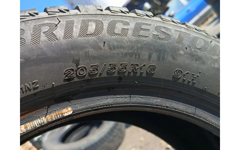 Anvelopa 205/55/R16 Bridgestone Iarna Opel Astra H (2004 - 2007) - imagine 3