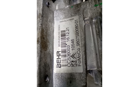 Racitor gaze EGR 9807593080-01 Ford Mondeo MK5 (2014 - 2020) - imagine 6