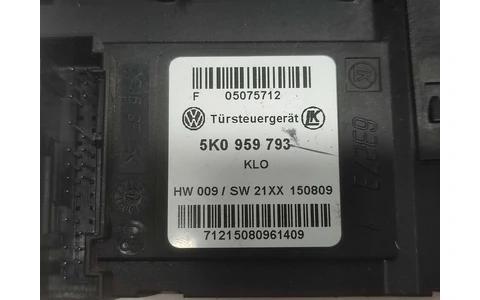 Motoras geam stanga fata 5k0959793 Volkswagen Golf 6 (2008 - 2015) - imagine 3