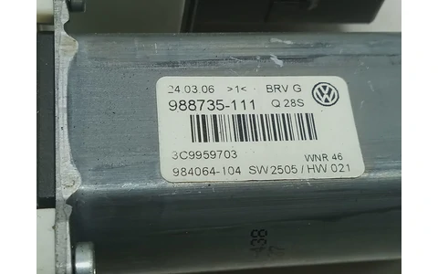 Motoras geam stanga spate 3c9959703 Volkswagen Passat B6 (2005 - 2010) - imagine 3