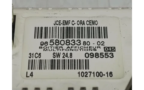Display bord 965808338002 Peugeot 407 1 (2004 - 2010) - imagine 3