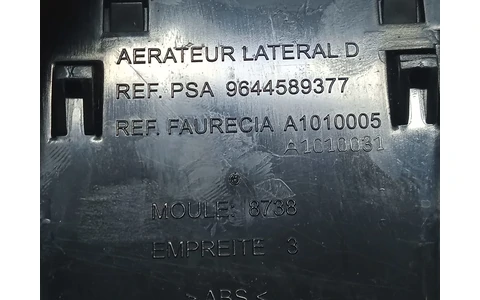 Grila ventilatie bord 9644589377 Peugeot 407 1 (2004 - 2010) - imagine 3