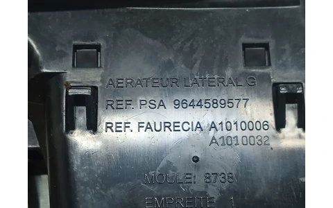 Grila ventilatie bord 9644589577 Peugeot 407 1 (2004 - 2010) - imagine 3
