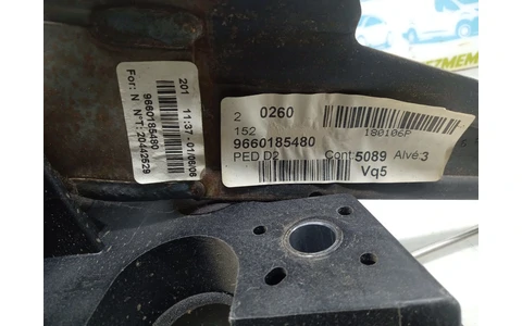 Pedala frana 9660185480 Peugeot 407 1 (2004 - 2010) - imagine 3