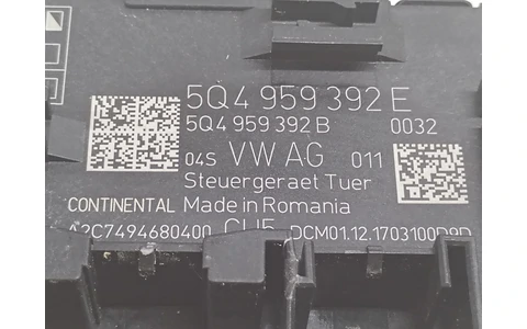 Modul confort usa fata dreapta 5Q4959392e Skoda Octavia 3 (facelift) (2017 - 2020) - imagine 3