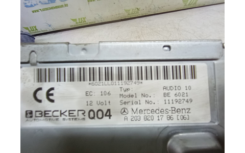 Radio cd a203820178606 Mercedes Benz C-Class W203 (2000 - 2004) - imagine 3