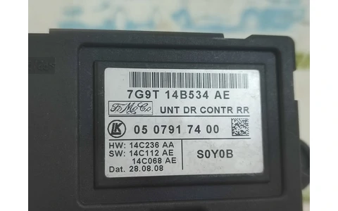 Modul confort usa dreapta spate 7g9t14b534ae Ford Mondeo MK4 (2007 - 2010) - imagine 3