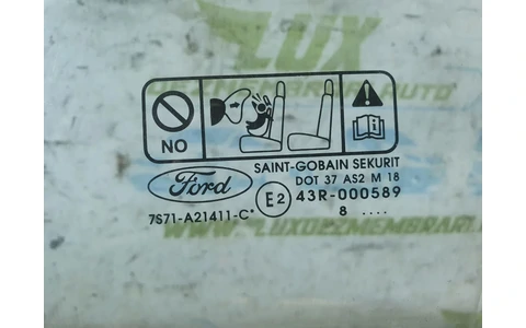 Geam stanga fata Ford Mondeo MK4 (2007 - 2010) - imagine 3