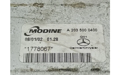 Radiator intercooler a2035000400 Mercedes Benz C-Class W203 (2000 - 2004) - imagine 3