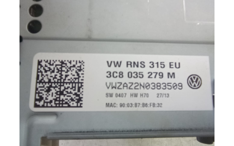 Navigatie 3c8035279m Volkswagen Passat B7 (2010 - 2015) - imagine 3